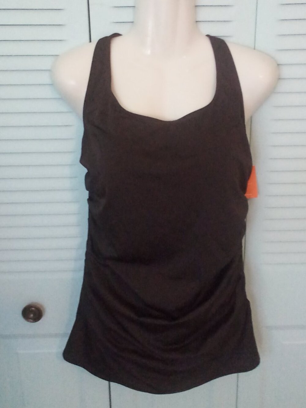 NWT LANDS END 16W 1-PIECE SWIM DRESS ALL-OVER-CONTROL SLENDER SUITS DOUBLE STRAP